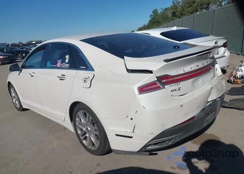 2013 Lincoln Mkz Hybrid из США, поврежденный, VIN 3LN6L2LU7DR827314